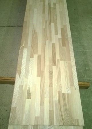 Ash blockboard furniture board. Thickness 20 mm.